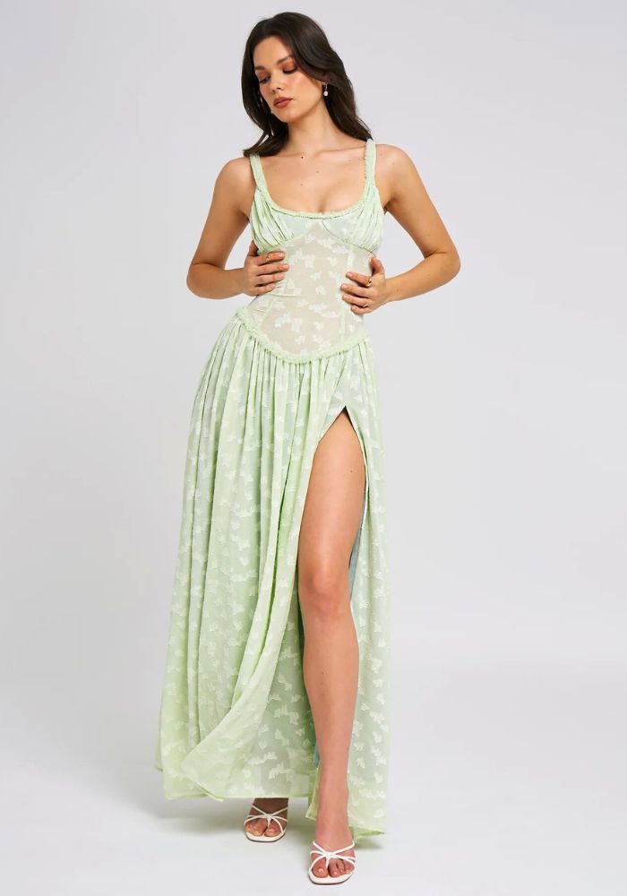 Jugendweihe kleider grun elegant