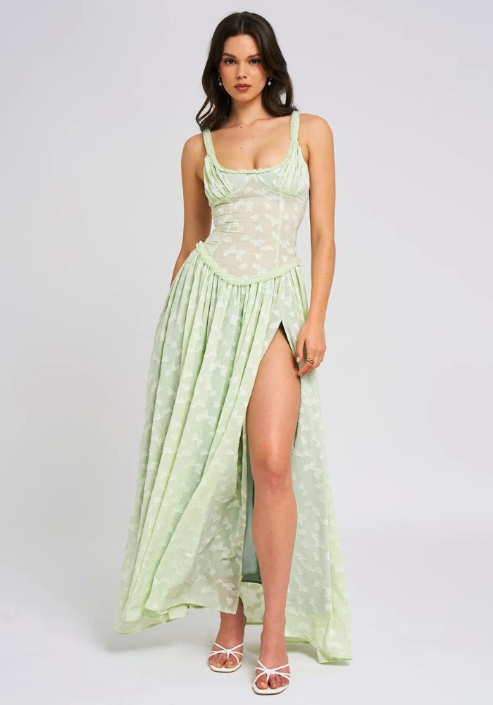 Jugendweihe kleider grun elegant
