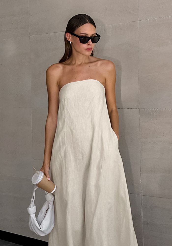 Kleid jugendweihe mutter tragerlose